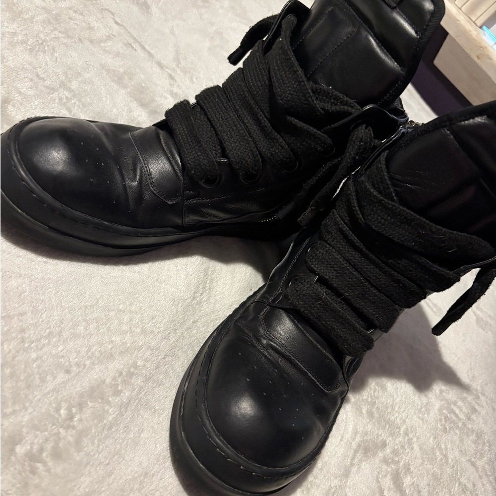 Black High-Top Sneakers